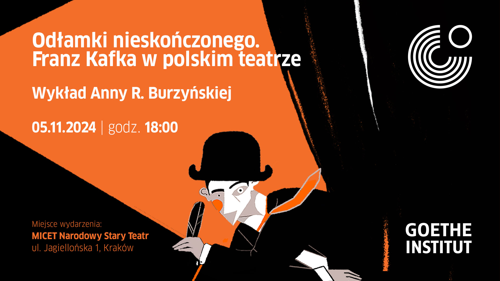 WYKŁAD OTWARTY: ODŁAMKI NIESKOŃCZONEGO. FRANZ KAFKA W POLSKIM TEATRZE